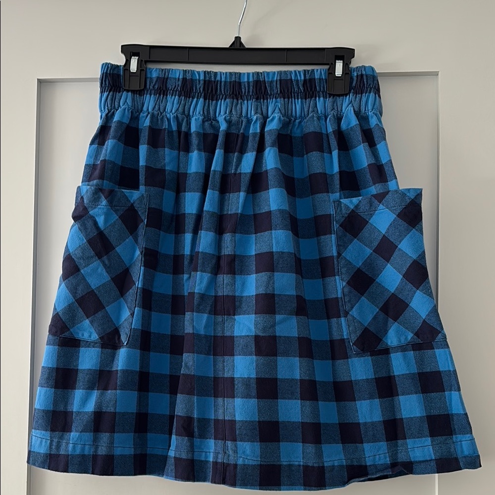 Blue Plaid Women's Skirt